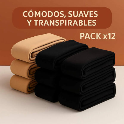 🔥 Pack x12 Calcetines Térmicos Polar | Invierno sin Frío | Ultra Suaves y Resistentes