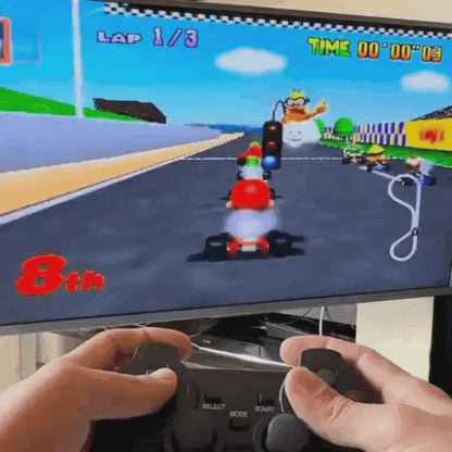 Game Stick 64GB 4K + 2 Controles | 40.000 Juegos Retro | Plug & Play en tu TV