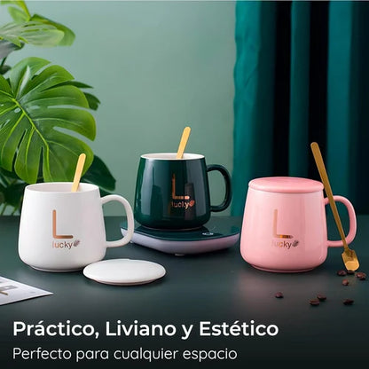 Taza Con Calentador Electrico